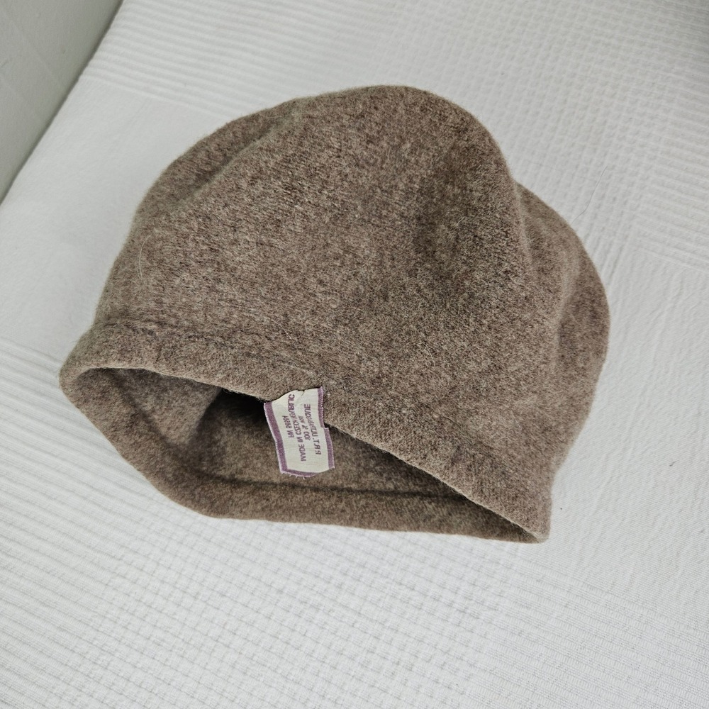 Vintage P.R.T. Ultrabasque 100% Wool‎ Beret Hat Beige Tan - Picture 11 of 13